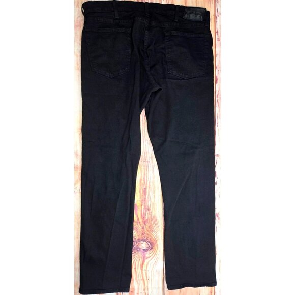 Polo Ralph Lauren Mens Hampton Relaxed Straight Jeans Black 38 x 34 - Picture 2 of 11